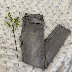 Universal Thread Washed Style Gray Mid Rise Skinny Jeans